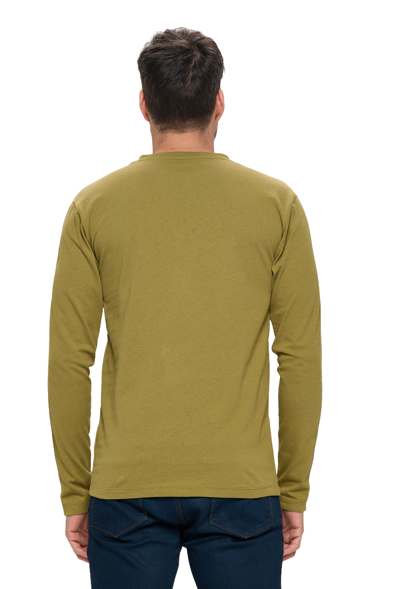 Men's Long Sleeve V-Neck Shirt