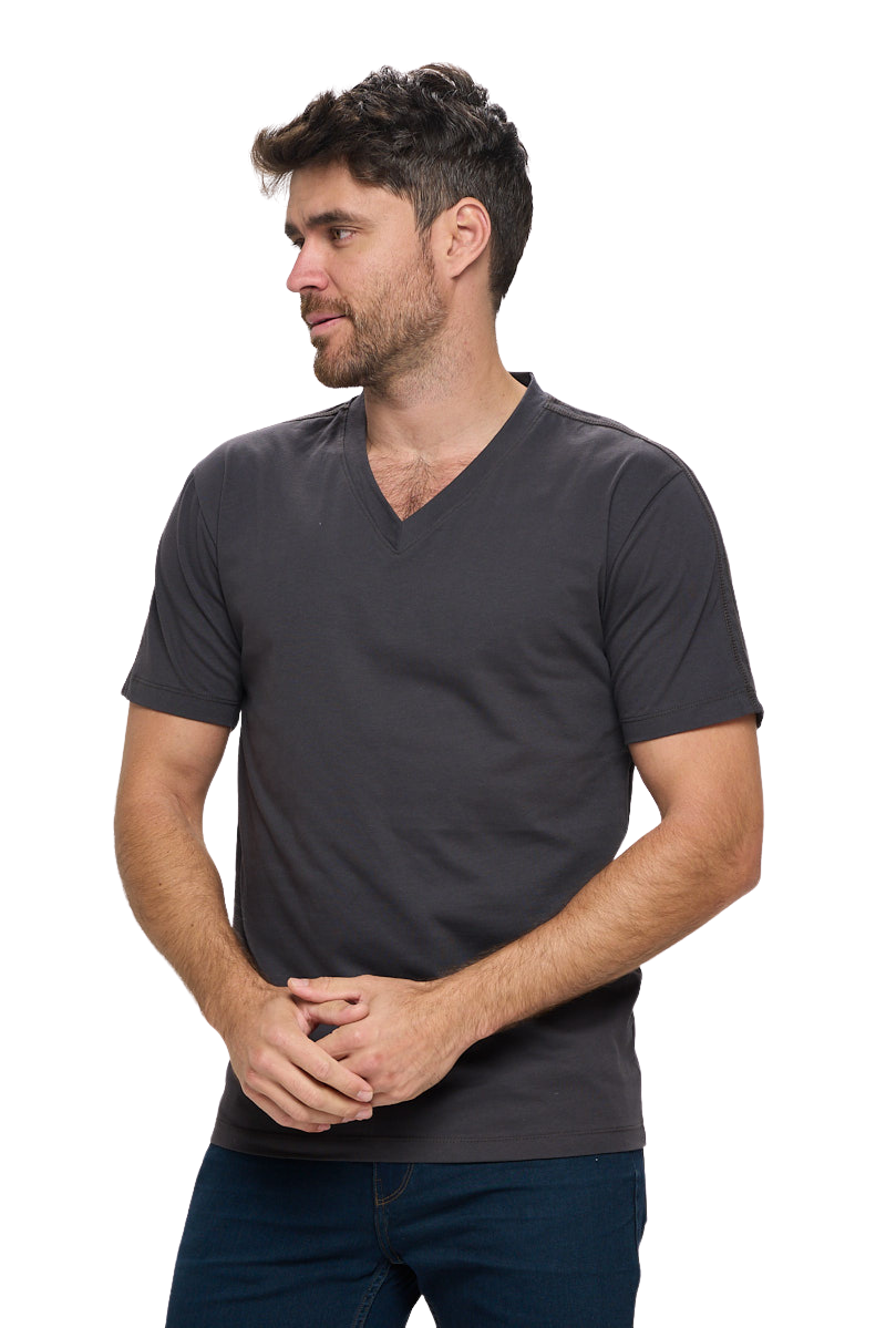 Men's Short Sleeve V-Neck Shirt