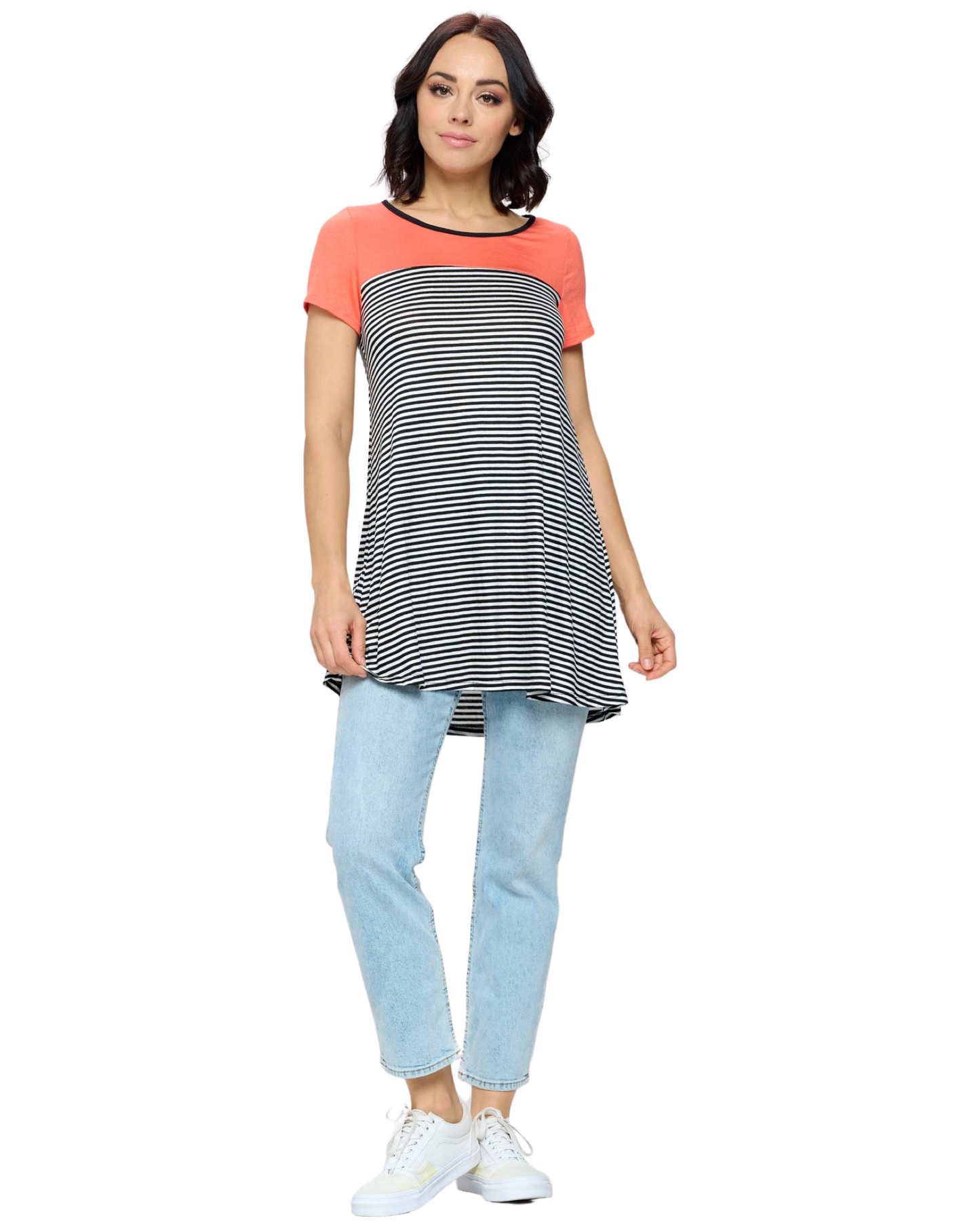 Colorblock Striped Shirt