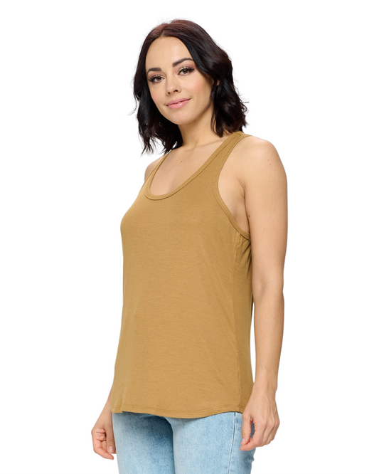 Basic Scoop Neck Muscle Tee